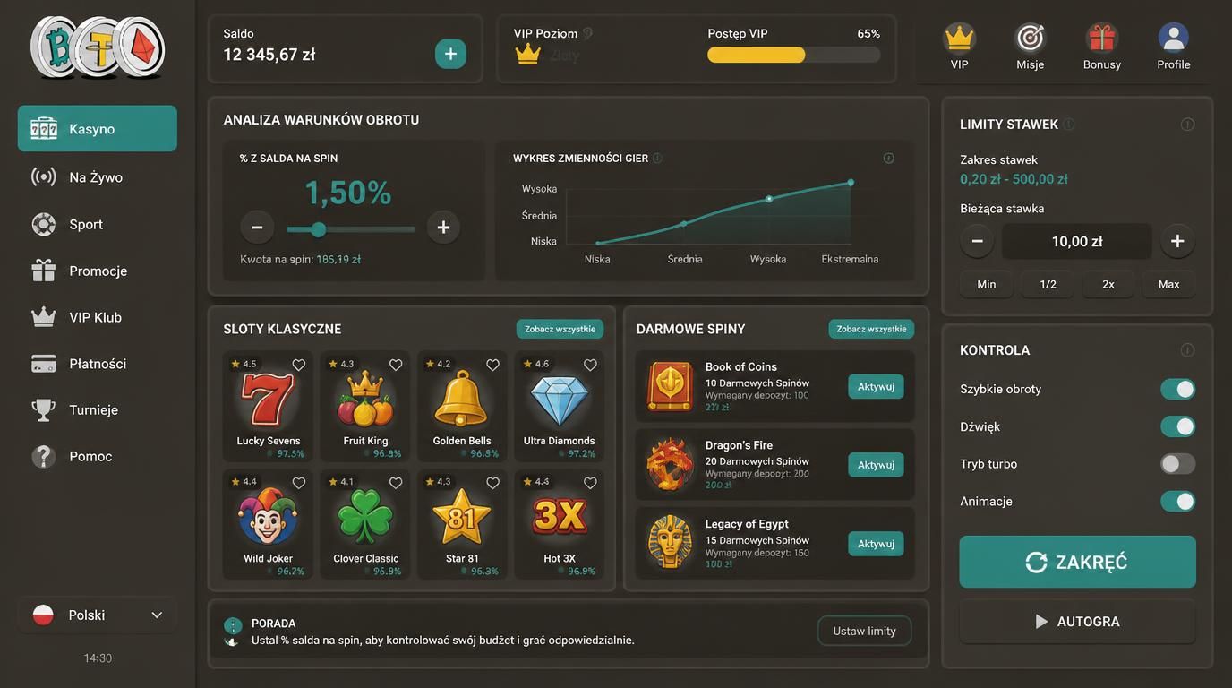 gracz analizuje warunki bonusu   wildspin, darmowe spiny, limity i zmienność